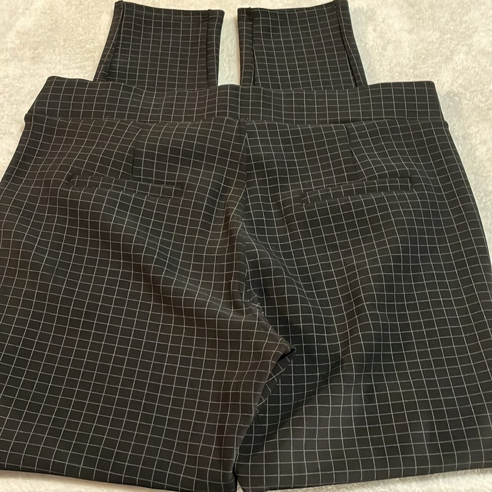 Maze Collection Black and White Checkered Pants - Picture 4 of 10